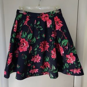 NWT Floral A line skirt
